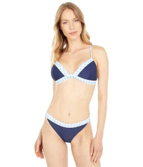 Southern Tide Oceanside Gingham Bikini Top Women's