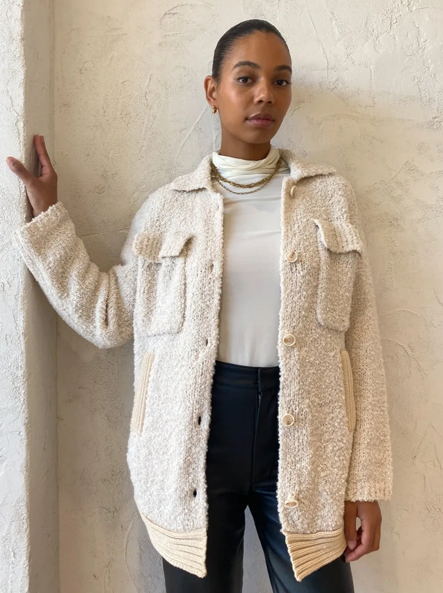 Sovere Prospect Knit Jacket in Neutral