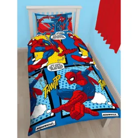 Spider-Man Webhead Reversible Single Duvet Cover Bedding Set