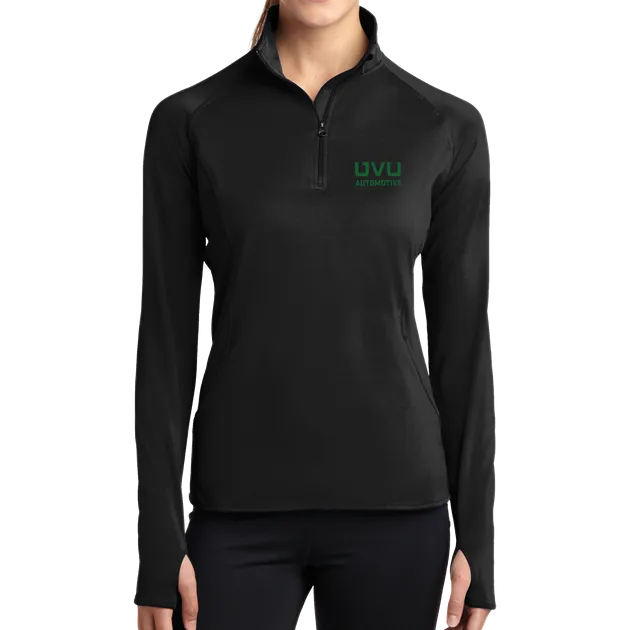 Sport-Tek Ladies Sport-Wick Stretch 1/2-Zip Pullover - UVU Automotive