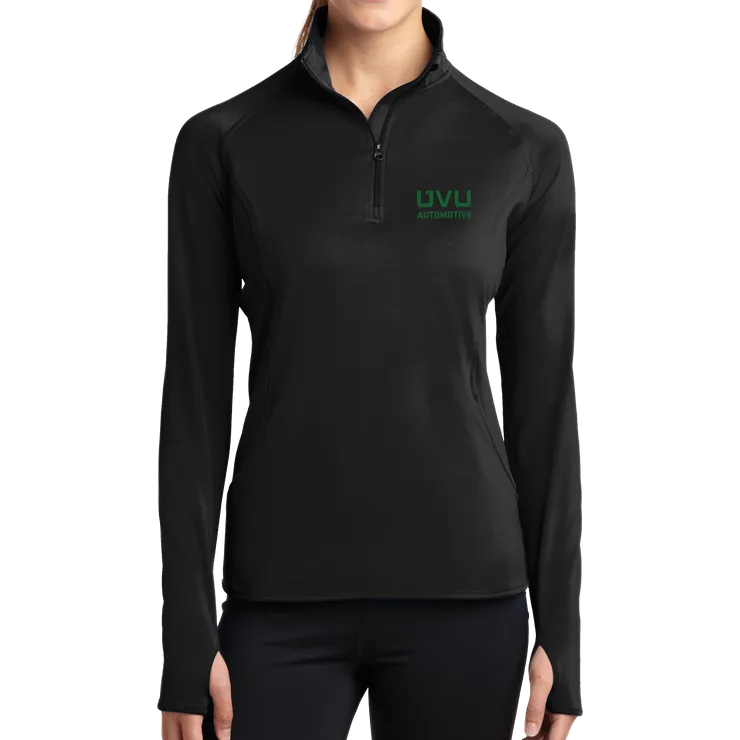 Sport-Tek Ladies Sport-Wick Stretch 1/2-Zip Pullover - UVU Automotive