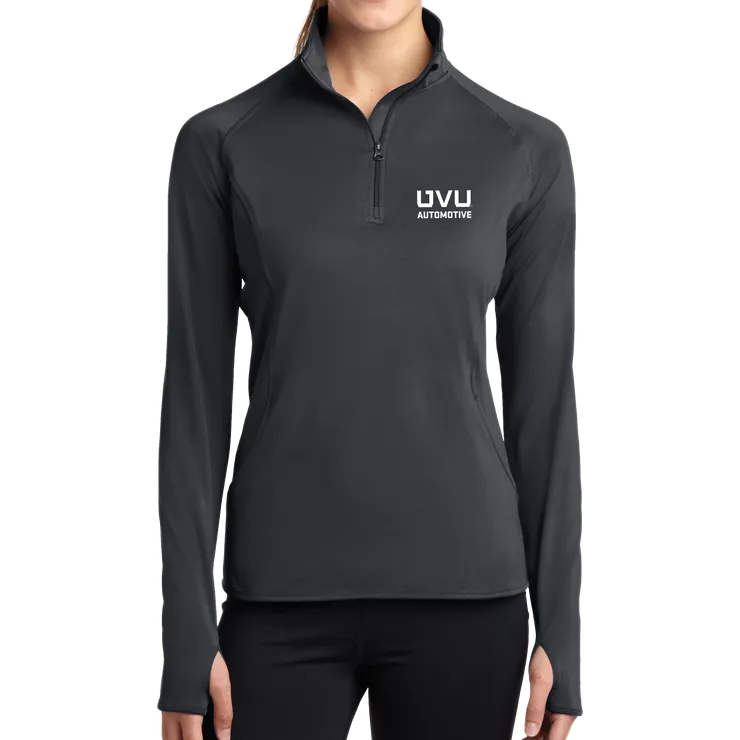 Sport-Tek Ladies Sport-Wick Stretch 1/2-Zip Pullover - UVU Automotive