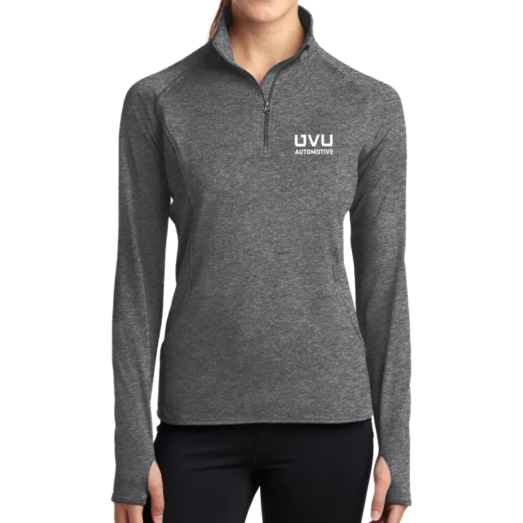 Sport-Tek Ladies Sport-Wick Stretch 1/2-Zip Pullover - UVU Automotive