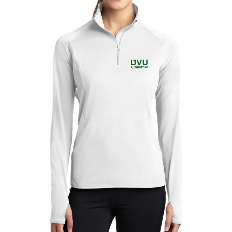 Sport-Tek Ladies Sport-Wick Stretch 1/2-Zip Pullover - UVU Automotive