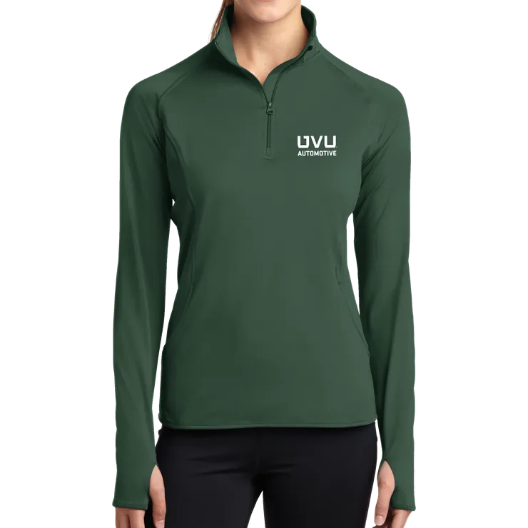 Sport-Tek Ladies Sport-Wick Stretch 1/2-Zip Pullover - UVU Automotive