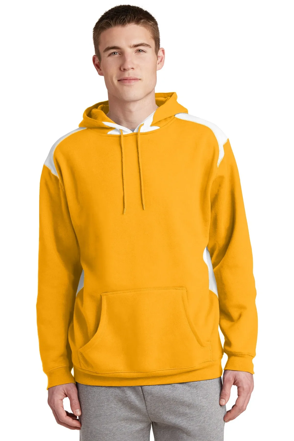 Sport-Tek Men's Pullover Hooded Sweatshirt with Contrast Color. F264