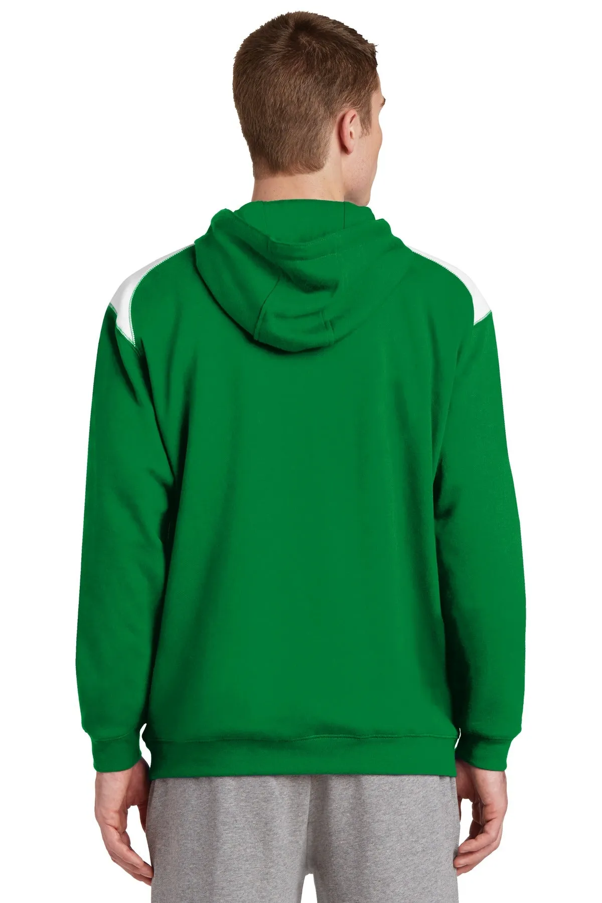 Sport-Tek Men's Pullover Hooded Sweatshirt with Contrast Color. F264