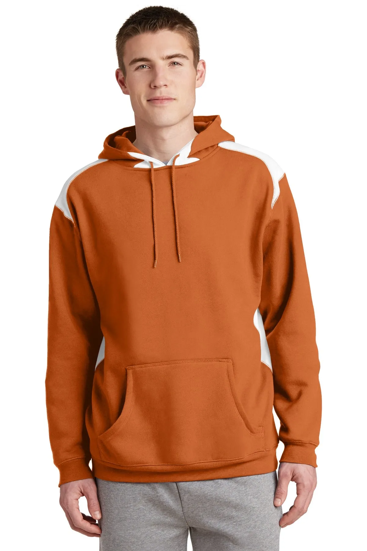 Sport-Tek Men's Pullover Hooded Sweatshirt with Contrast Color. F264