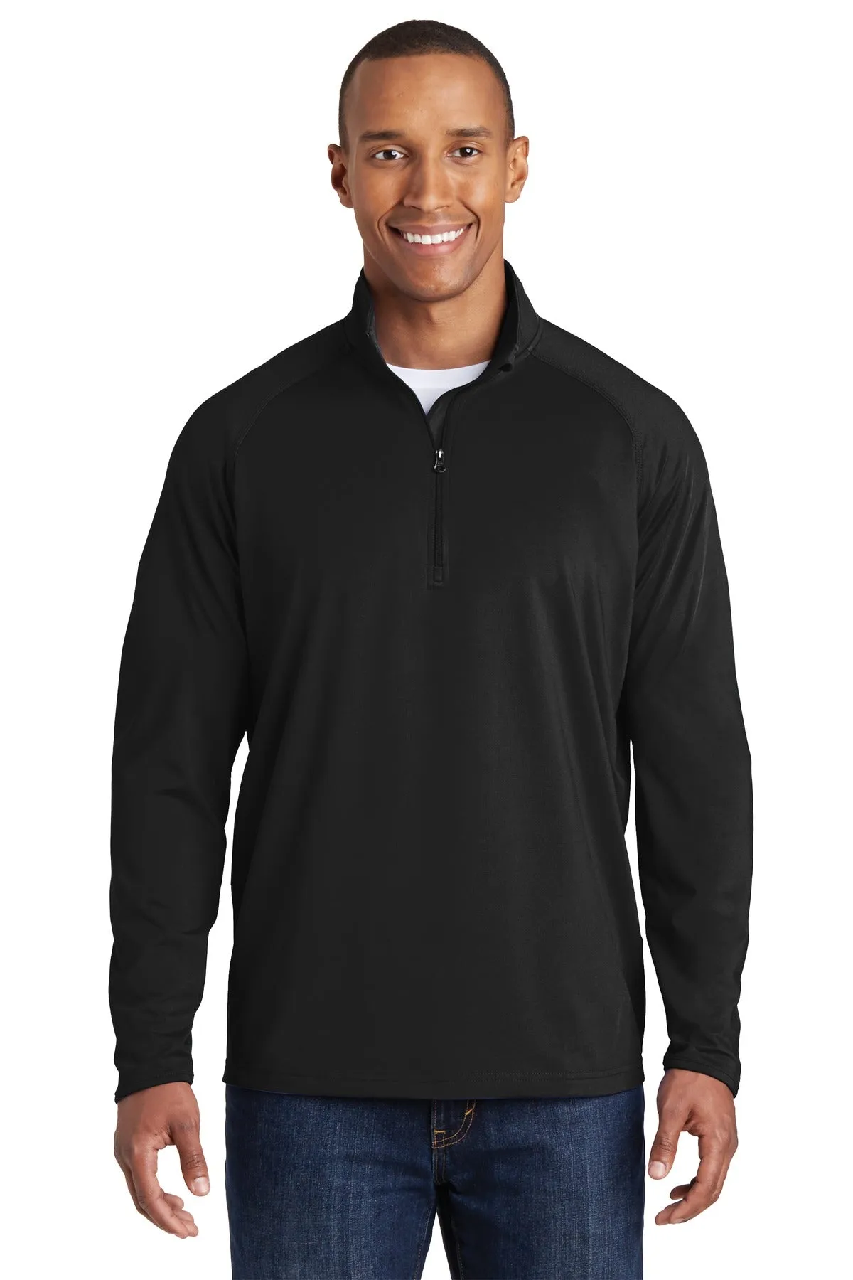 Sport-Tek Men's Sport-Wick Stretch 1/2-Zip Pullover