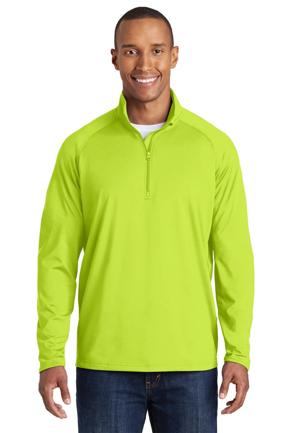 Sport-Tek Men's Sport-Wick Stretch 1/2-Zip Pullover