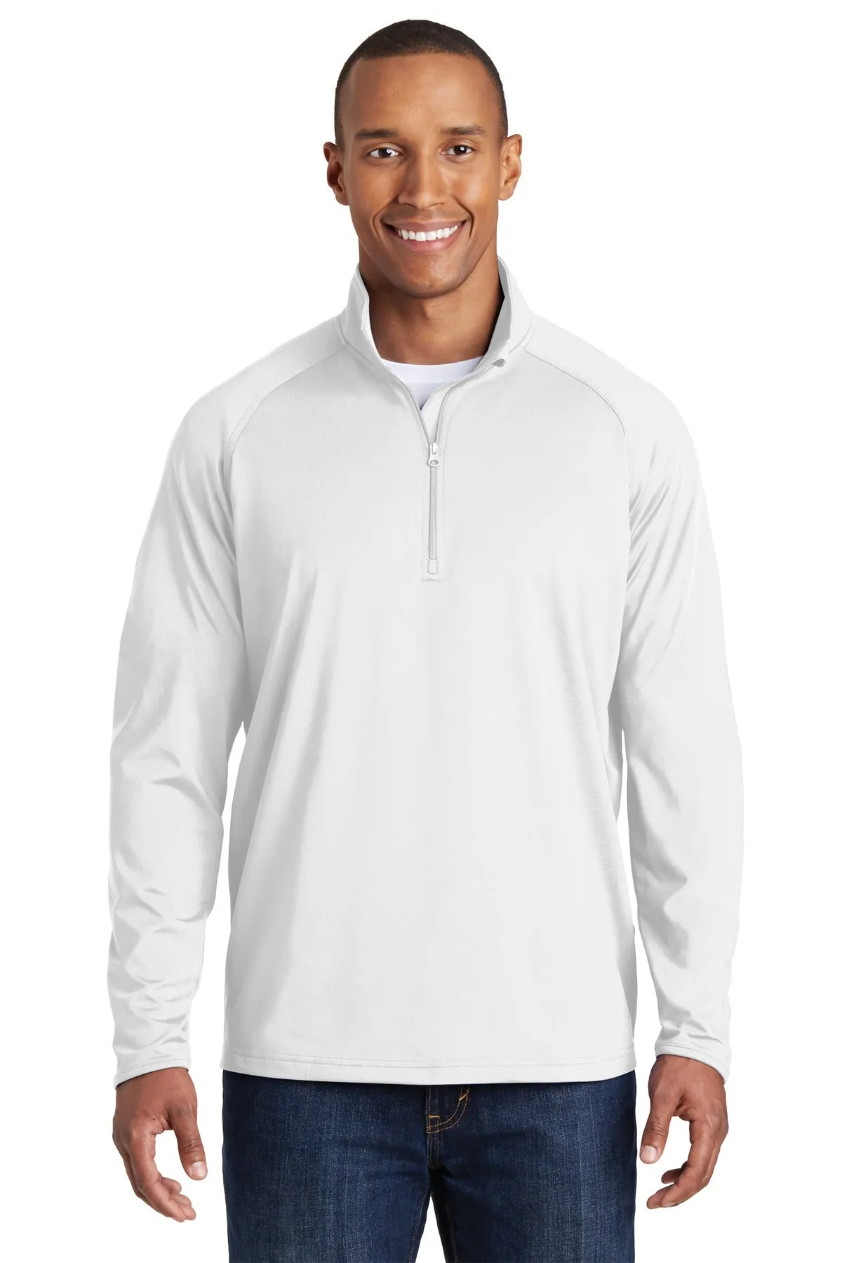 Sport-Tek Men's Sport-Wick Stretch 1/2-Zip Pullover