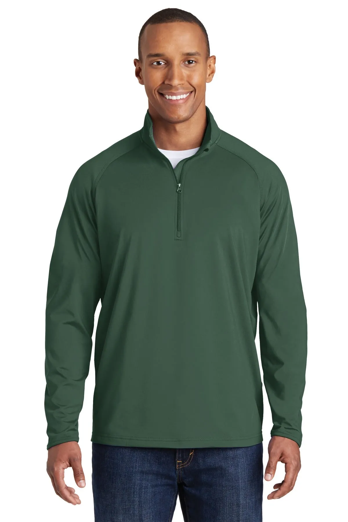 Sport-Tek Men's Sport-Wick Stretch 1/2-Zip Pullover