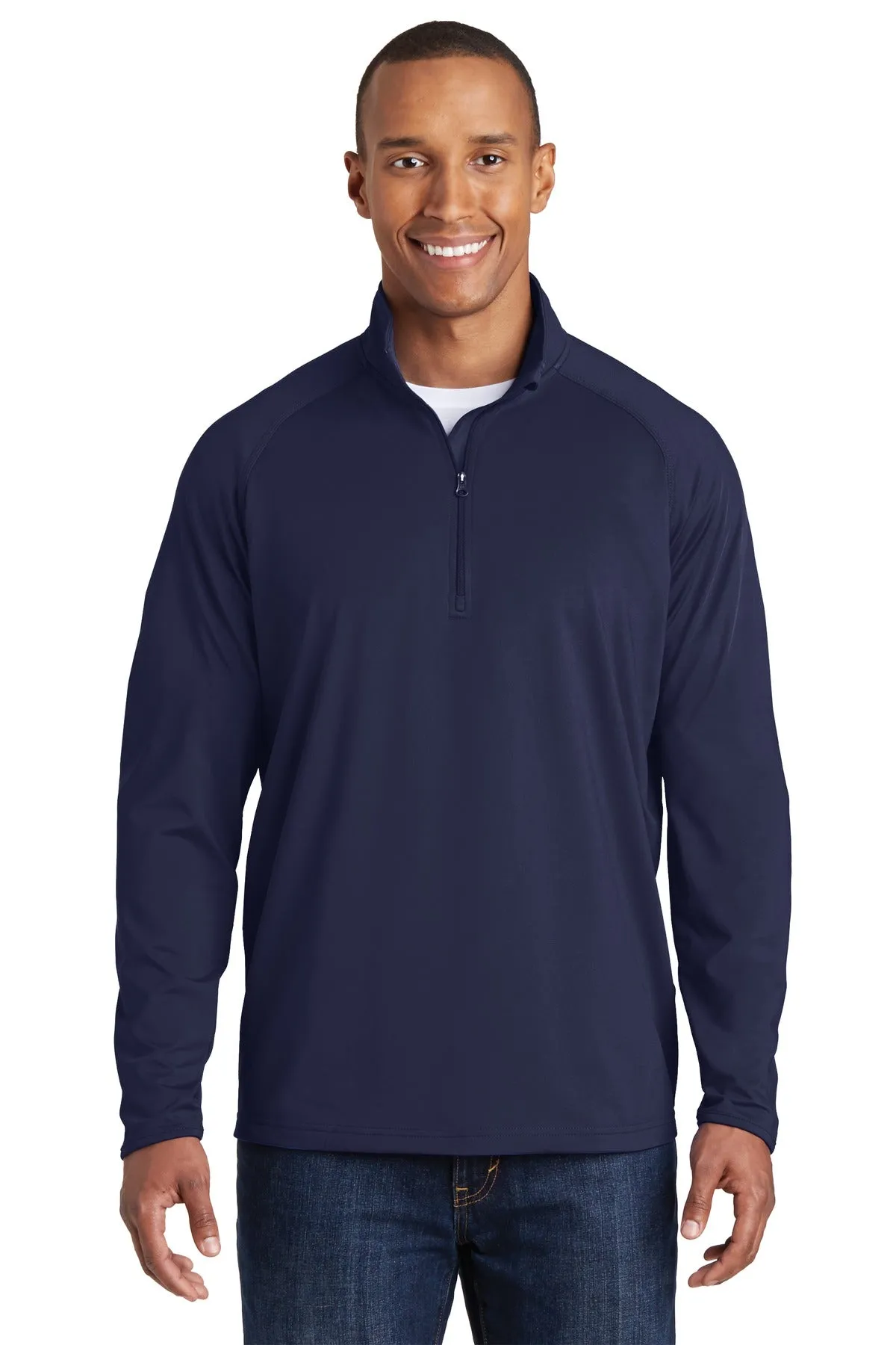 Sport-Tek Men's Sport-Wick Stretch 1/2-Zip Pullover