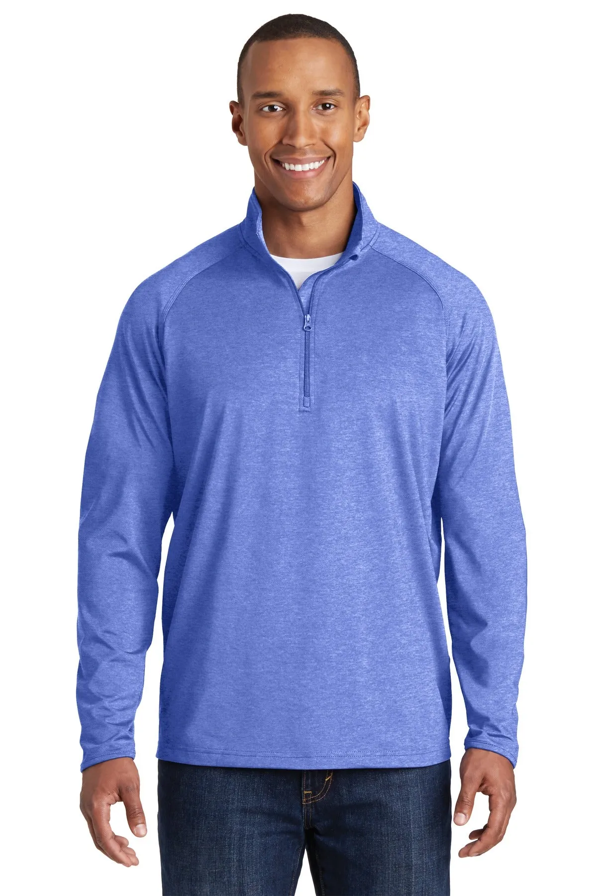 Sport-Tek Men's Sport-Wick Stretch 1/2-Zip Pullover