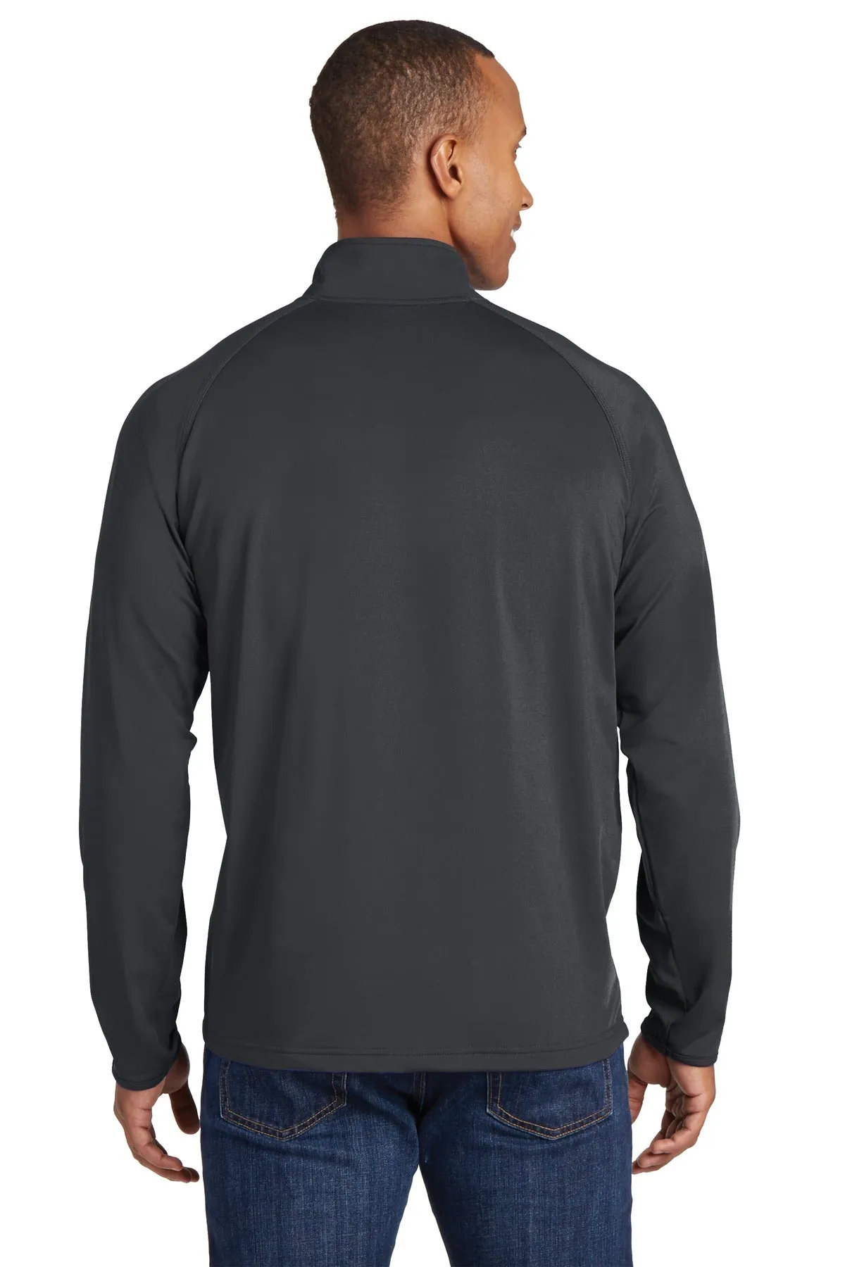 Sport-Tek Men's Sport-Wick Stretch 1/2-Zip Pullover