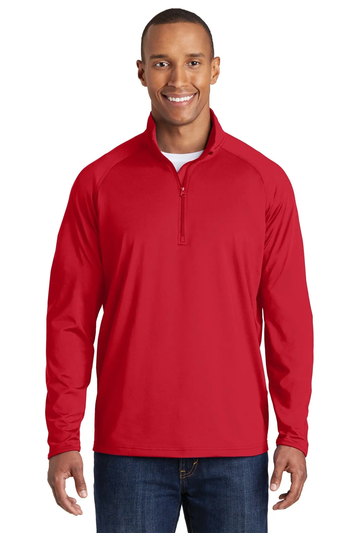 Sport-Tek Men's Sport-Wick Stretch 1/2-Zip Pullover