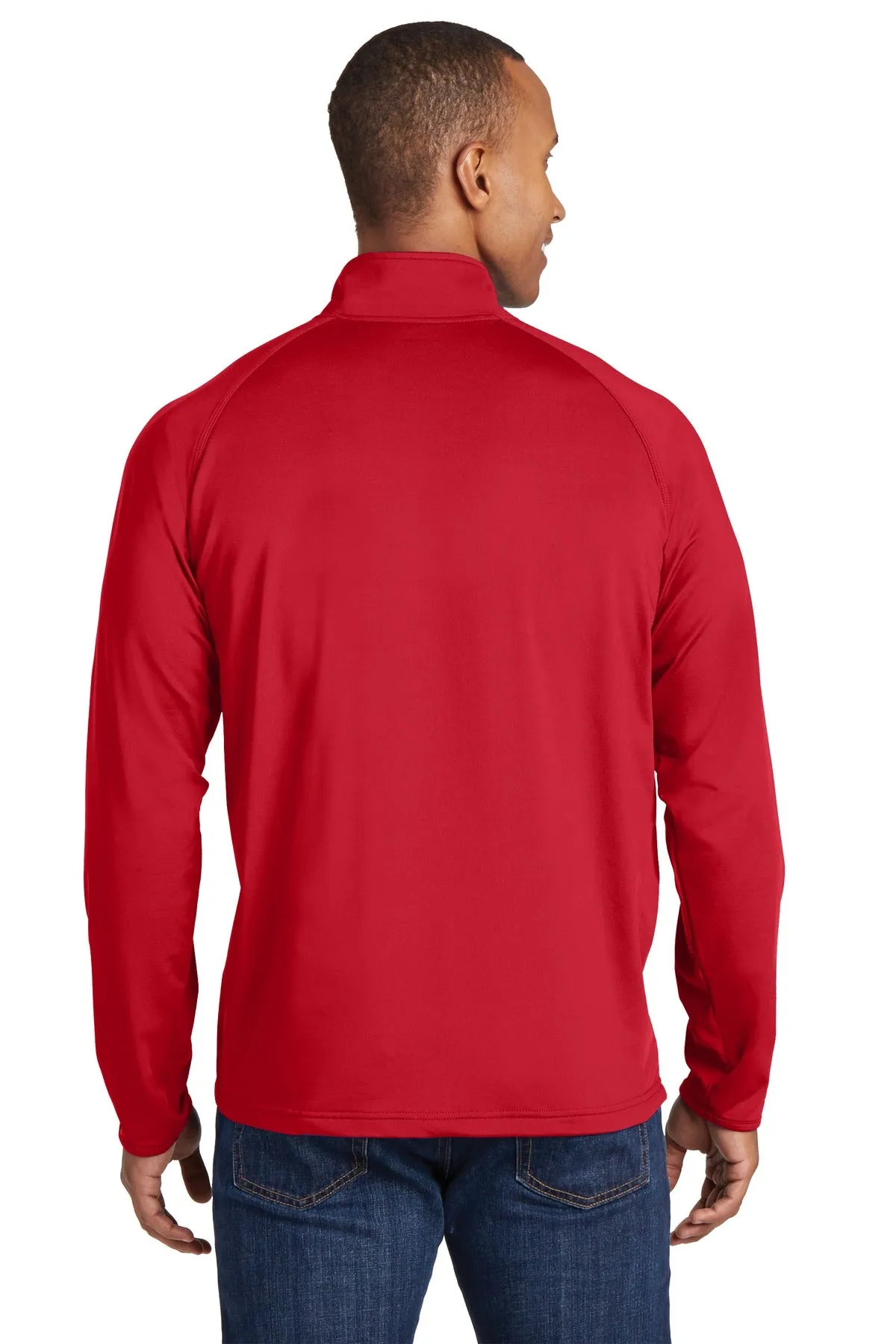 Sport-Tek Men's Sport-Wick Stretch 1/2-Zip Pullover