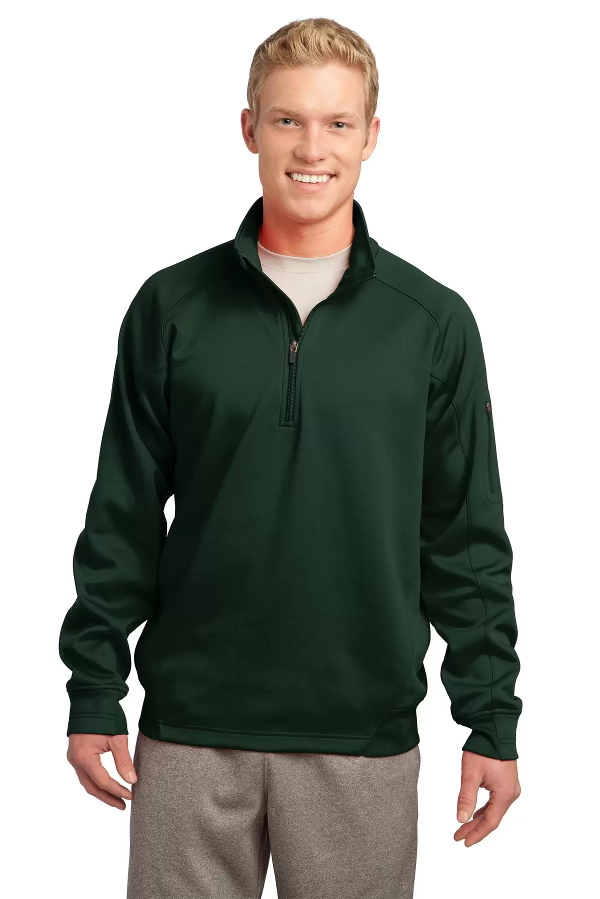 Sport Tek Tech Fleece 14 Zip Pullover F247 SKU: F247