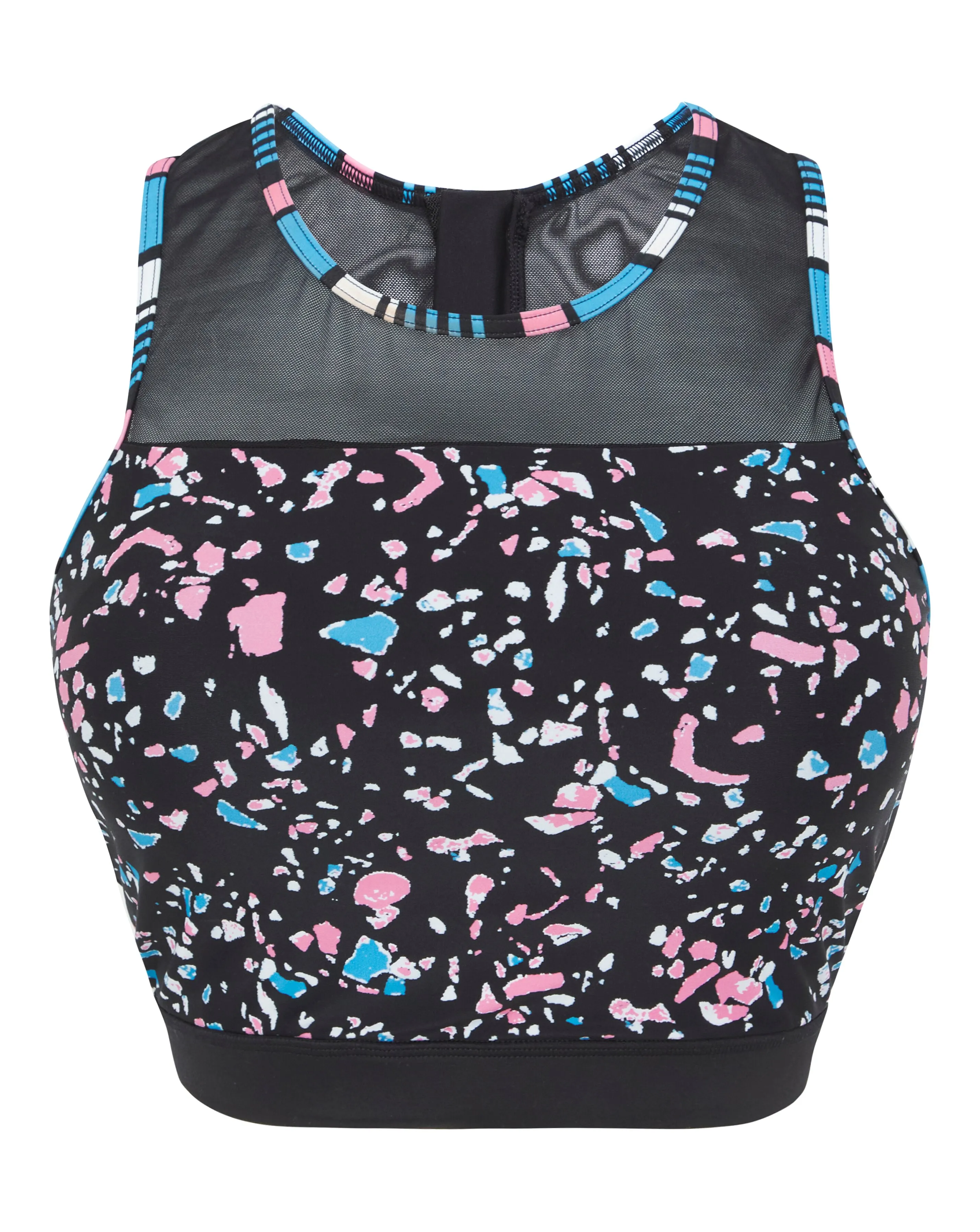 Sports Swim Racer Crop Vest