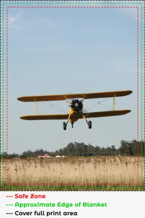 Stearman Plane Over a Field Blanket