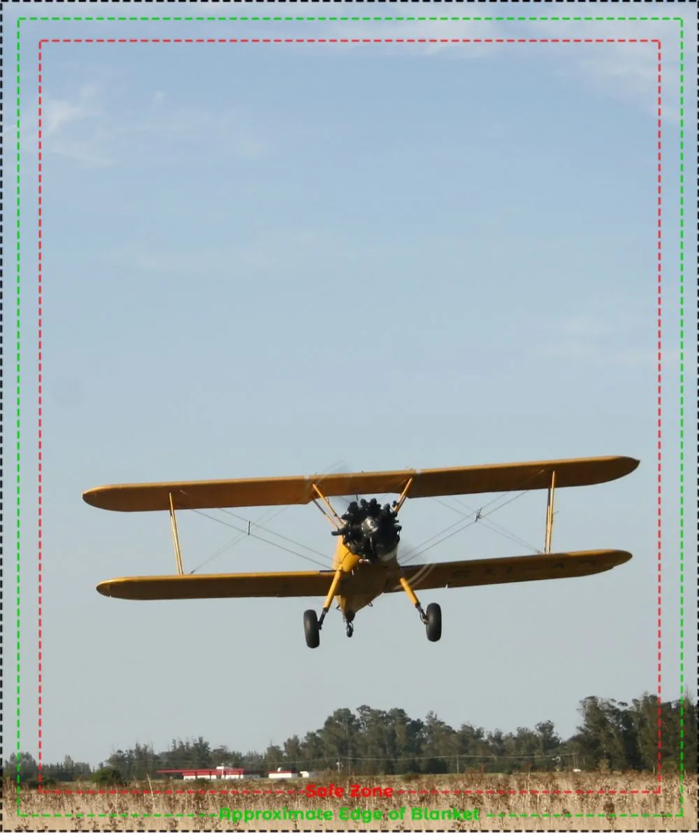 Stearman Plane Over a Field Blanket