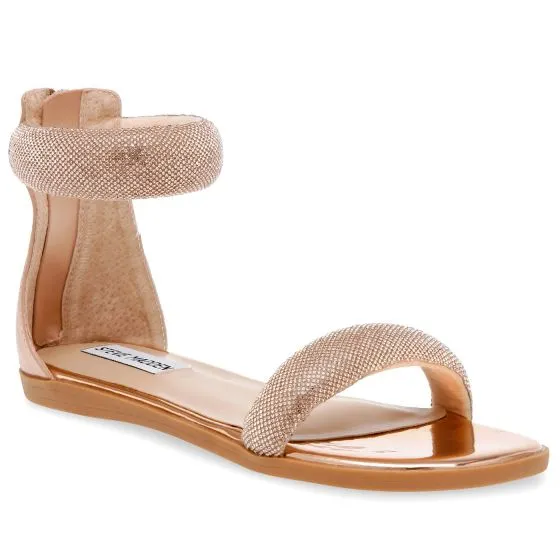 Steve Madden W' Infuse-R Rose Gold Jellystone Sandals