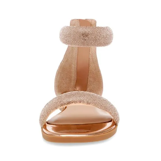 Steve Madden W' Infuse-R Rose Gold Jellystone Sandals