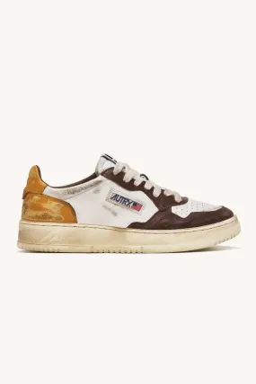 Sup Vint Brown Sneakers - Wht/Brn/Hon