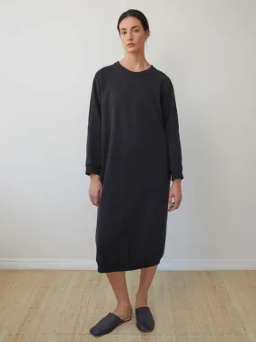 Sweatshirt Dress - Black