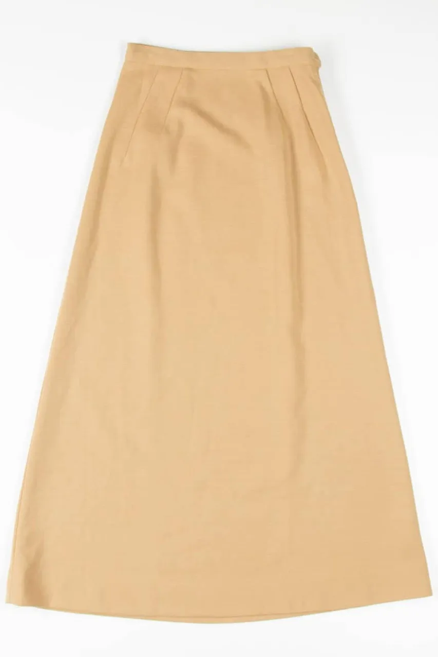 Tan Maxi Skirt