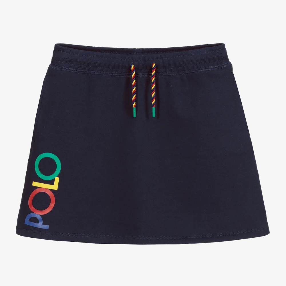 Teen Girls Blue Logo Skirt