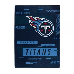 Tennessee Titans 60 x 80 Digitize Royal Plush Blanket