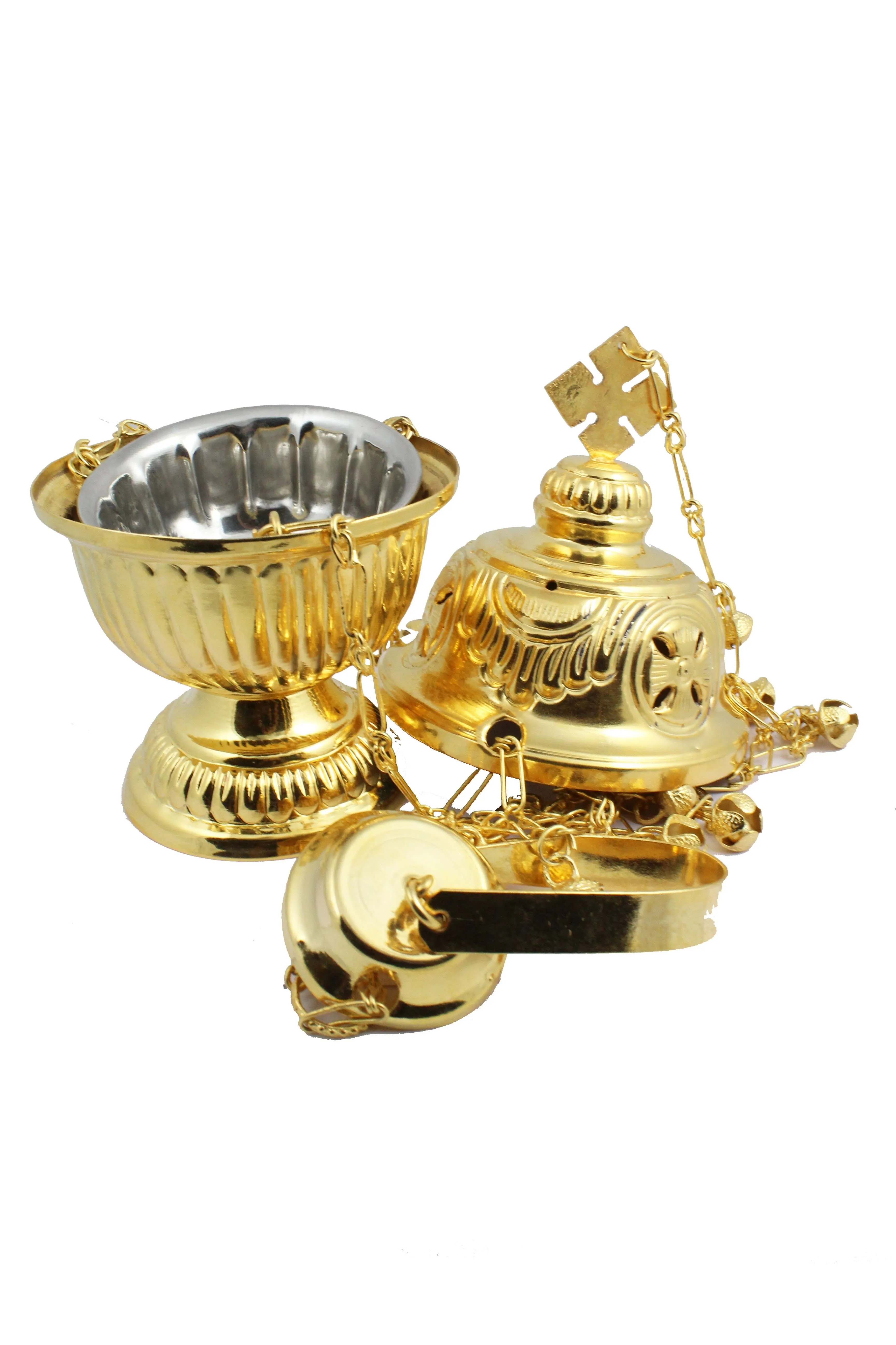 Thurible 109 Brass Sheet made Censer 8.1 inch