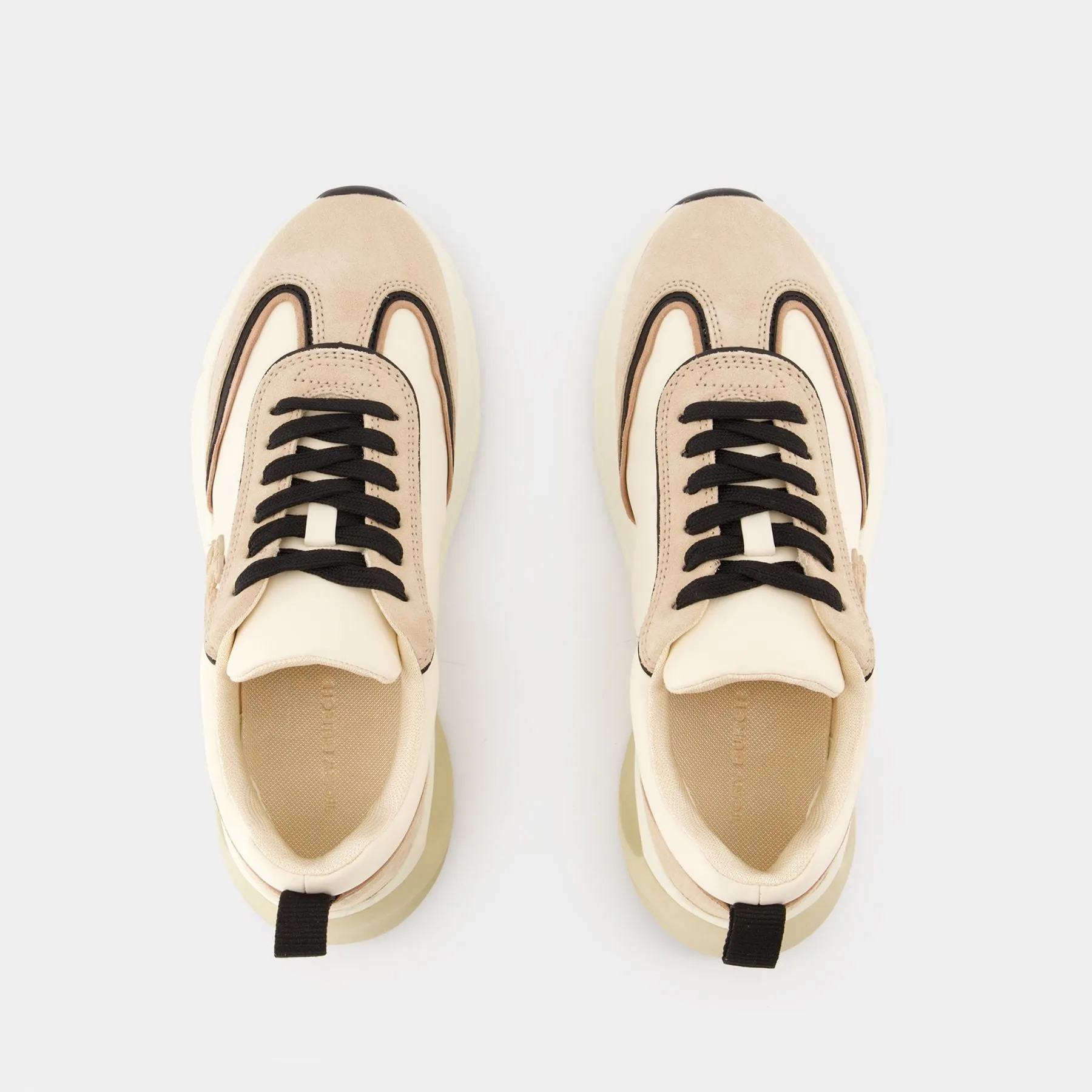 Tory Burch  Good Luck Sneakers - Tory Burch - Synthetic - Beige