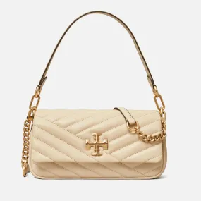 Tory Burch Women's Kira Chevron Small Flap Shoulder Bag - New Cream | Coggles