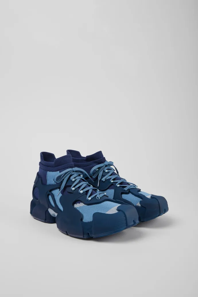 Tossu Blue caged sneakers