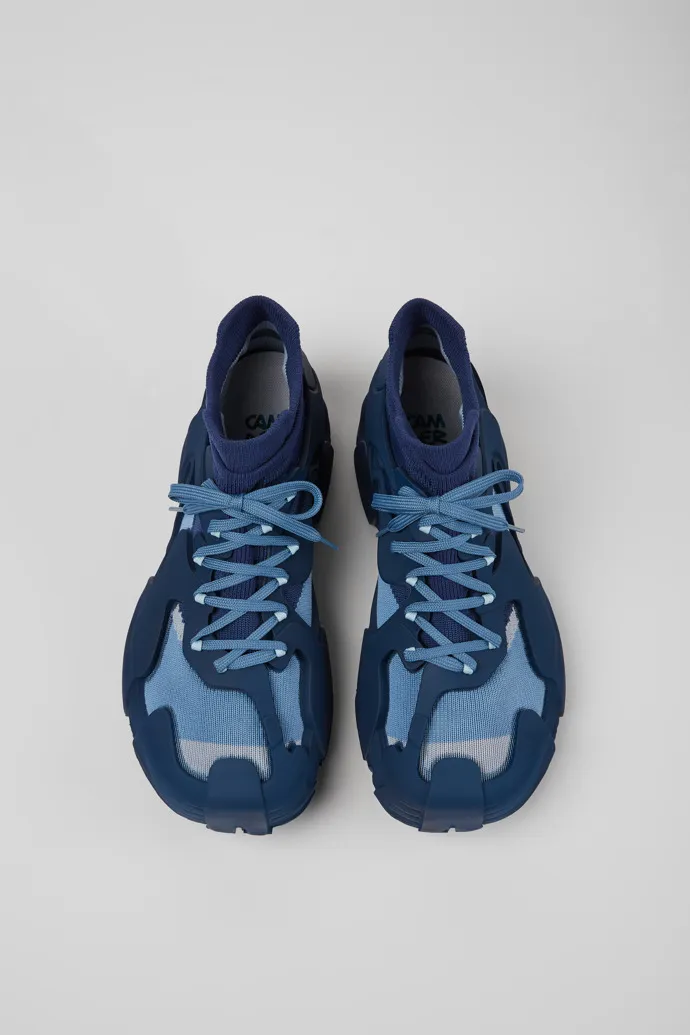 Tossu Blue caged sneakers