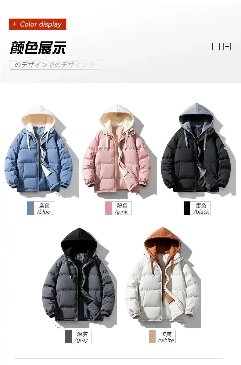 Two Tone Elegant Padded Jacket