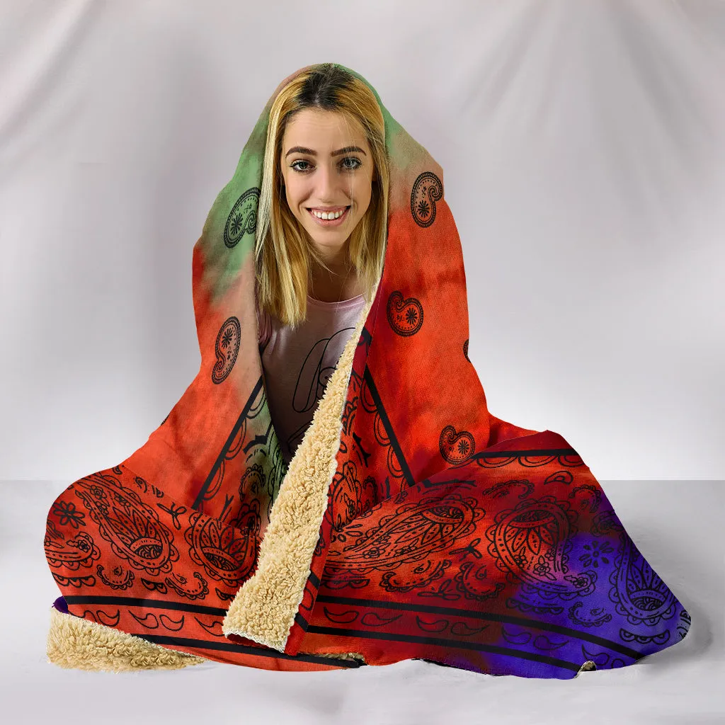 Ultimate Psychedelic Hooded Blanket - Wavy Daze