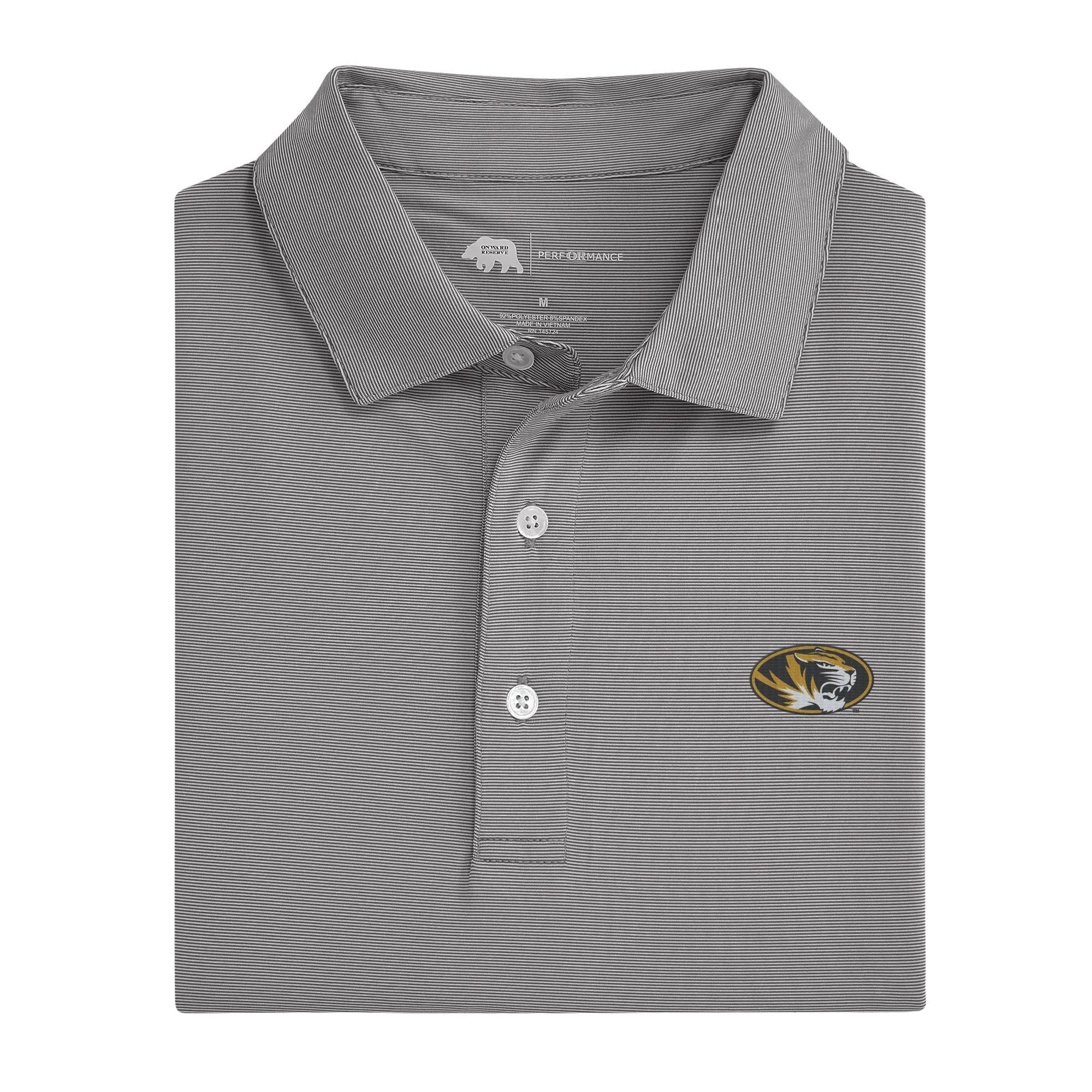 University of Missouri Hairline Stripe Polo