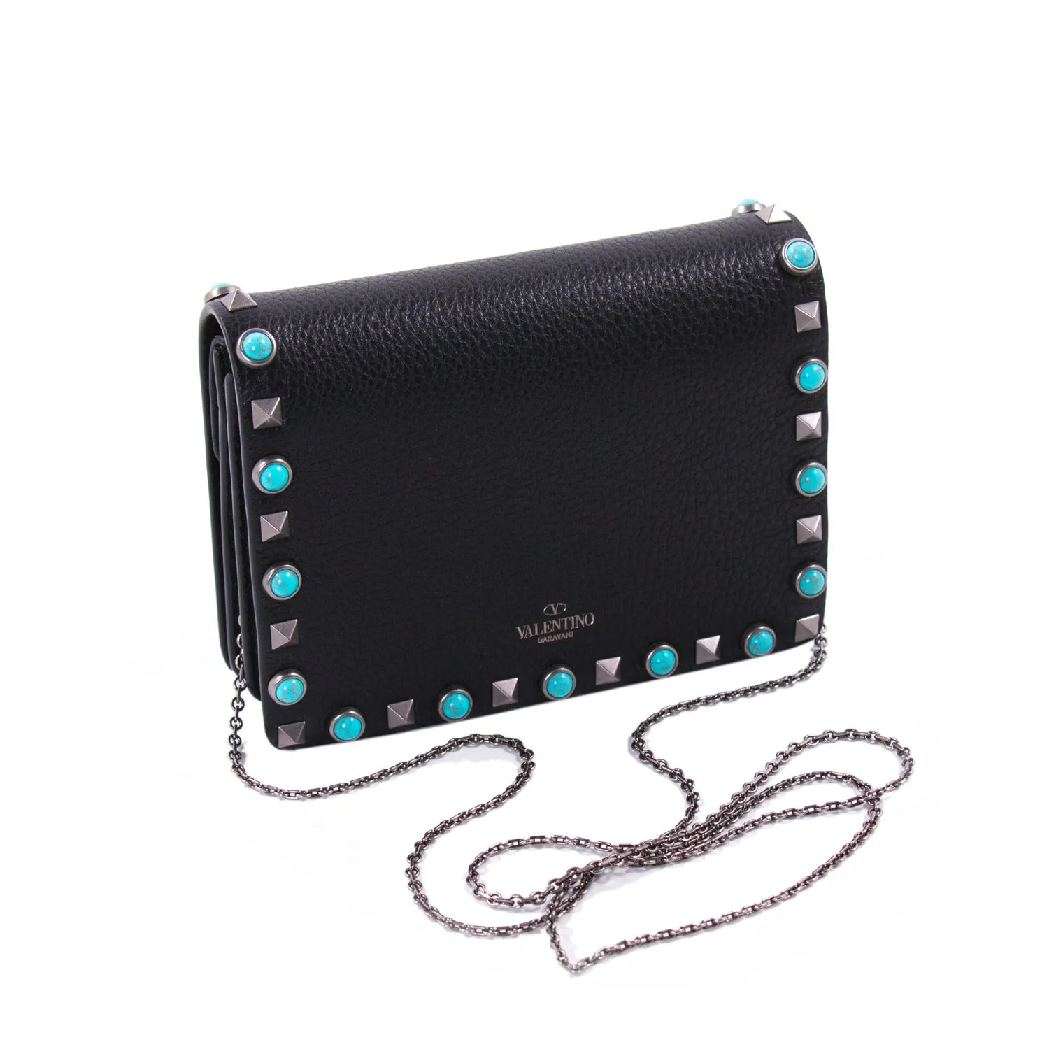 Valentino Mini Rockstud Chain Shoulder Bag