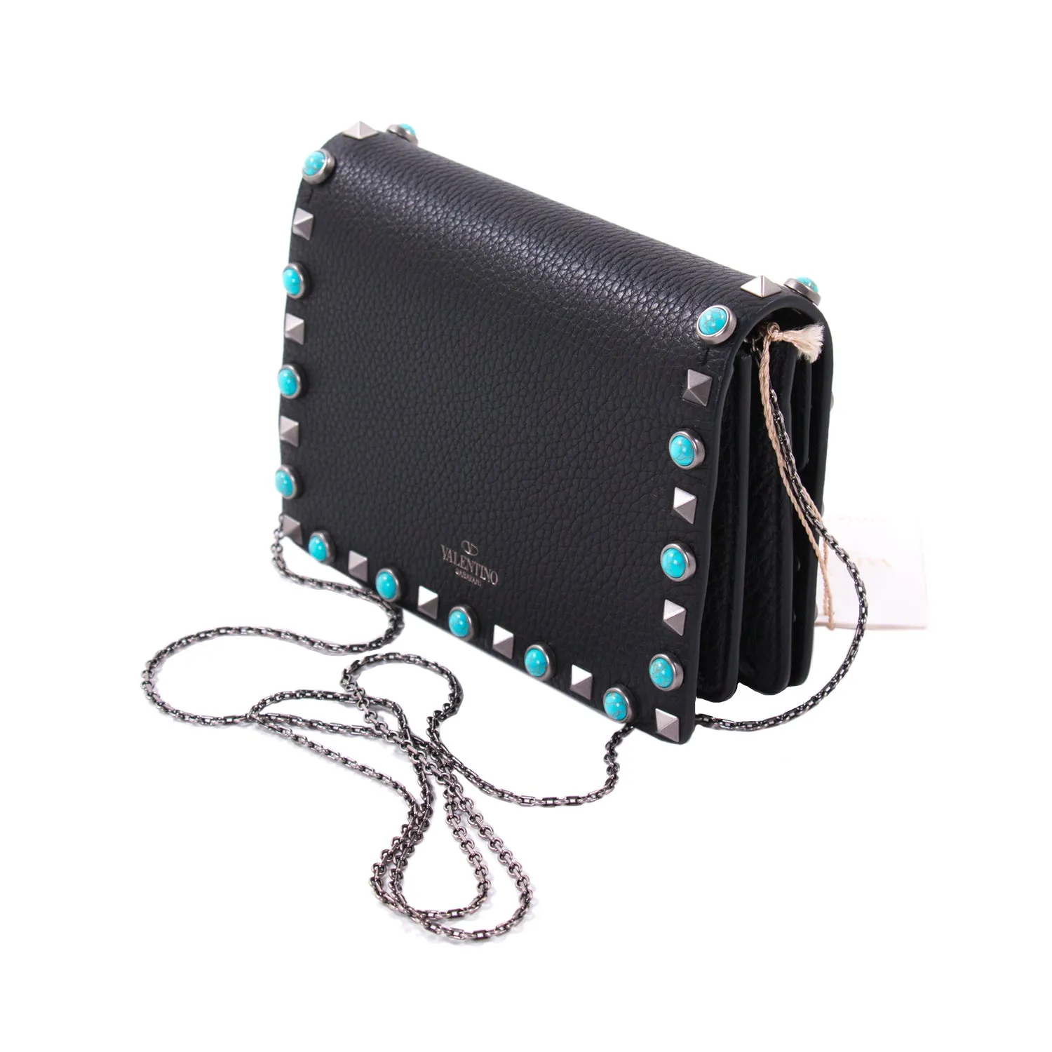 Valentino Mini Rockstud Chain Shoulder Bag