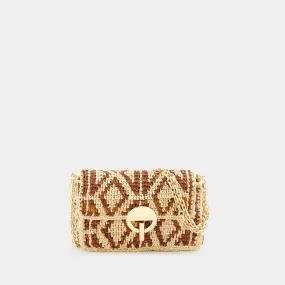 Vanessa Bruno  Nano Moon Crossbody - Vanessa Bruno - Raffia - Brown