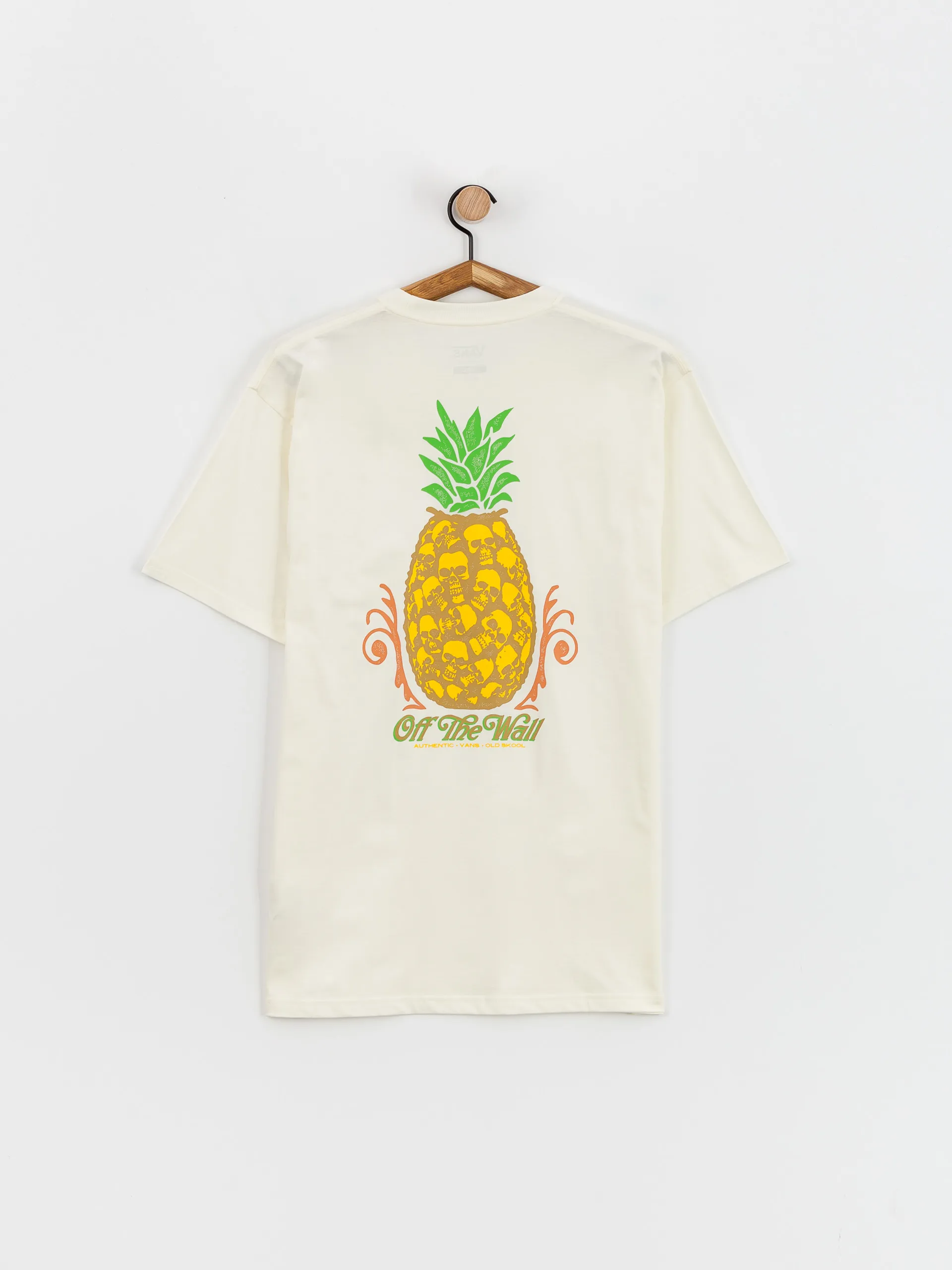 Vans Pineapple Skull T-Shirt (marshmallow)