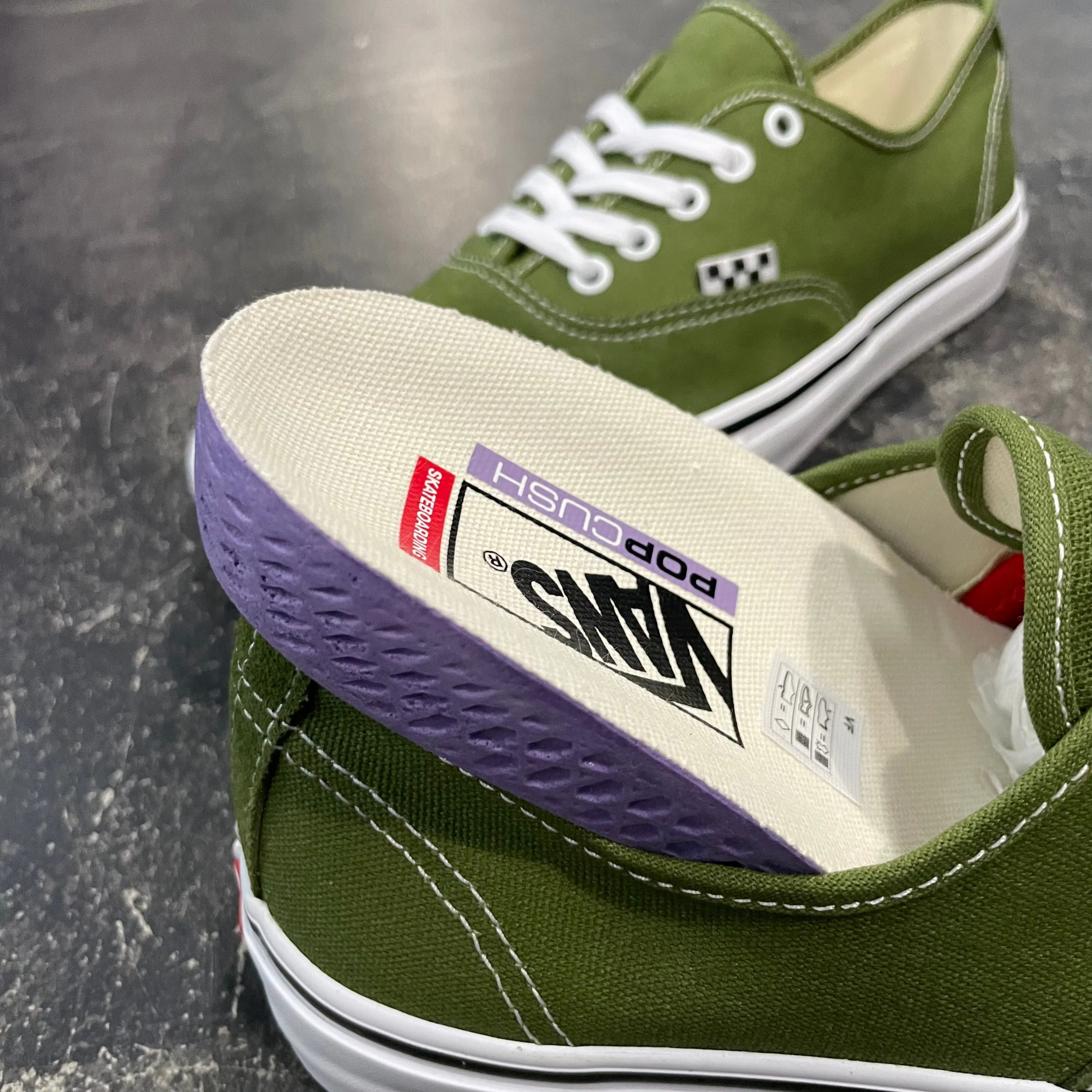 Vans Skate Authentic Green/White