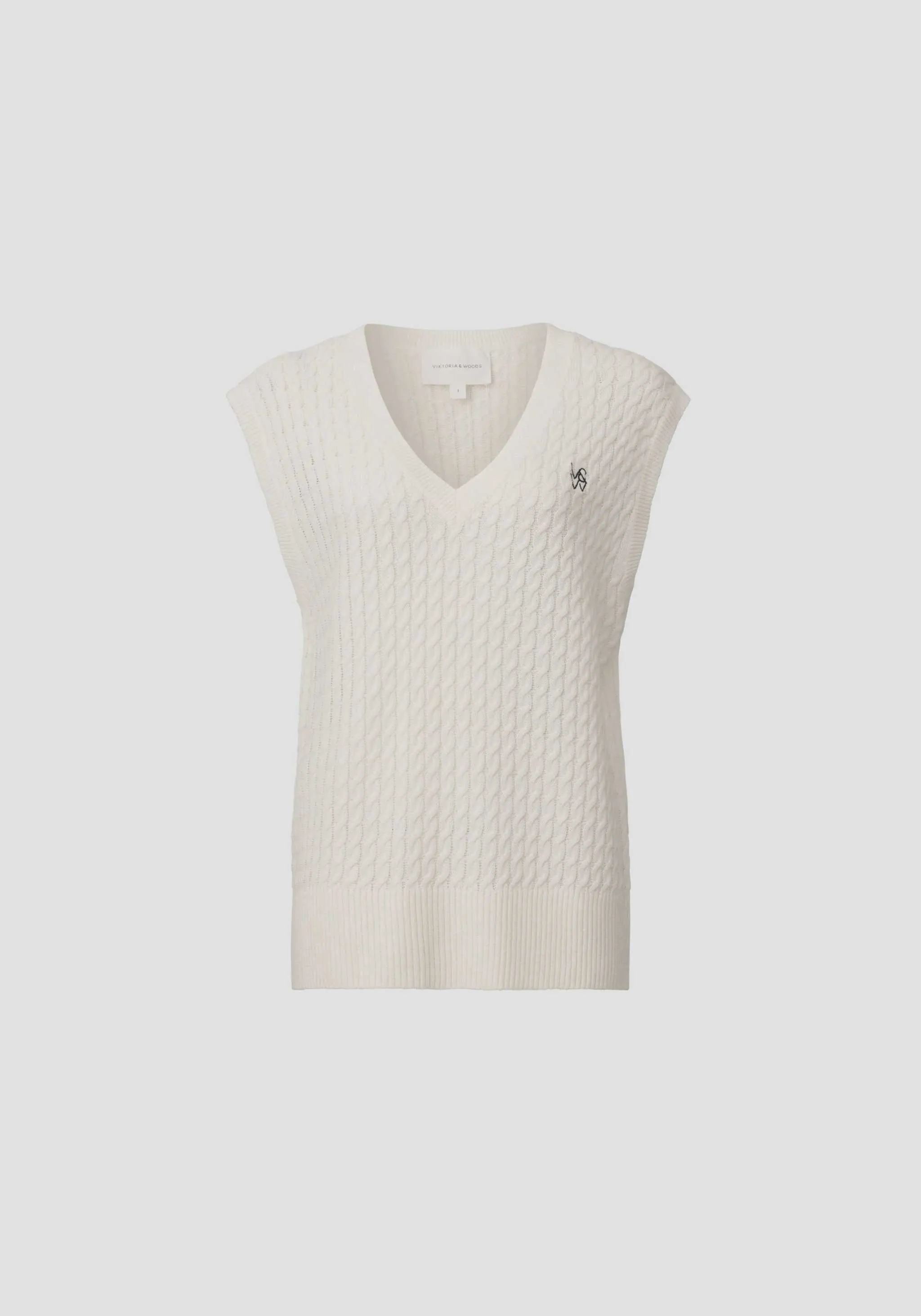   Viktoria and Woods Homage Vest Ivory  