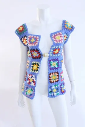 Vintage 70's Crochet Vest