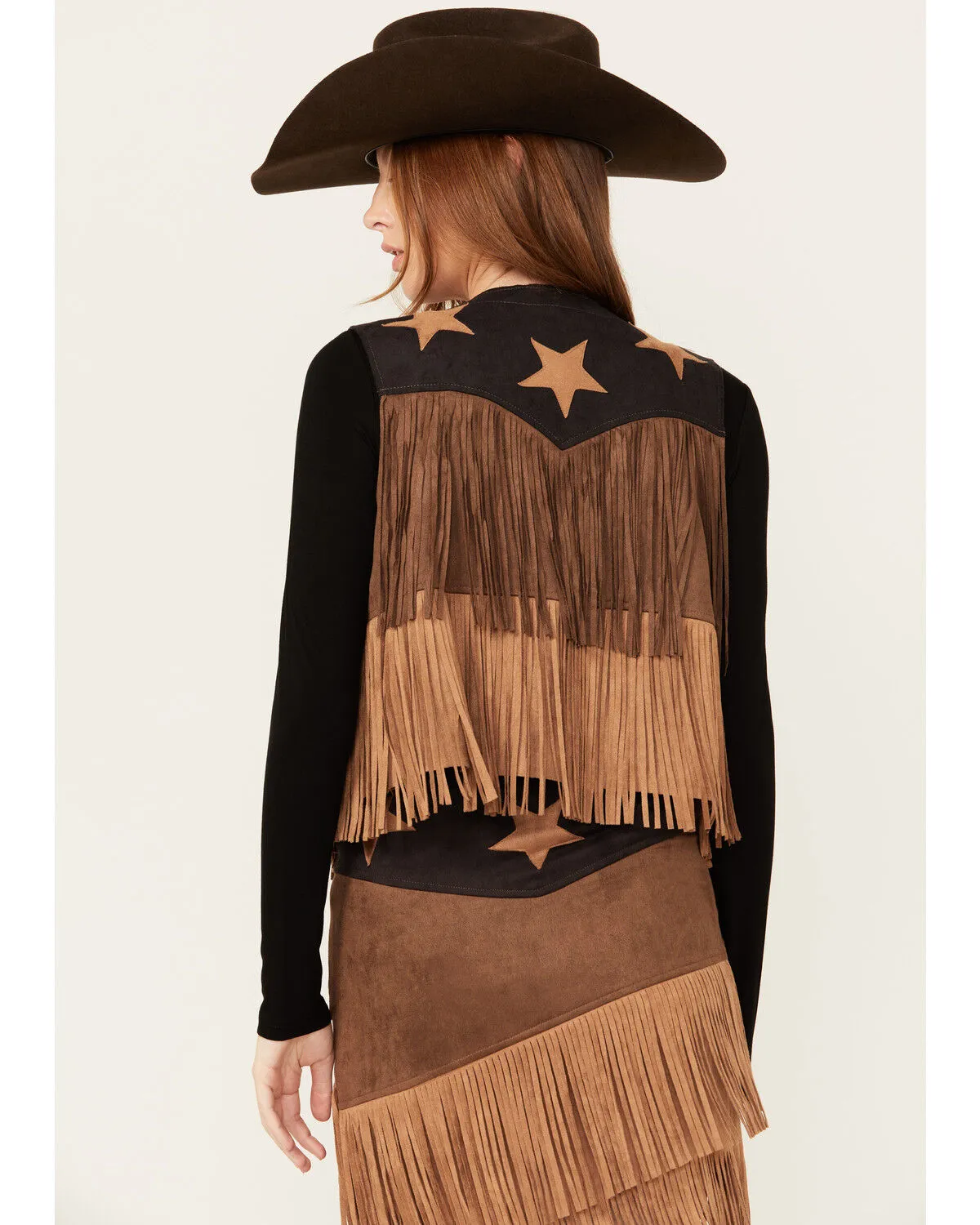 Vocal Women's Star Fringe Vest