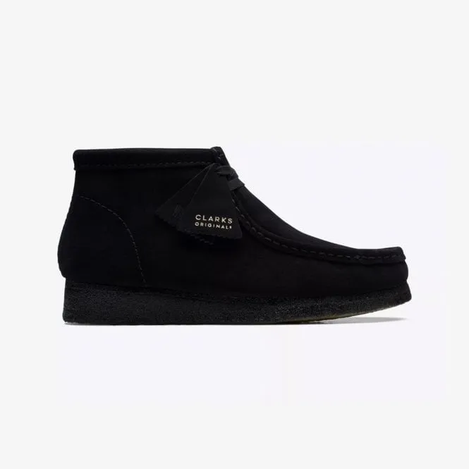 Wallabee Boot - Black Suede