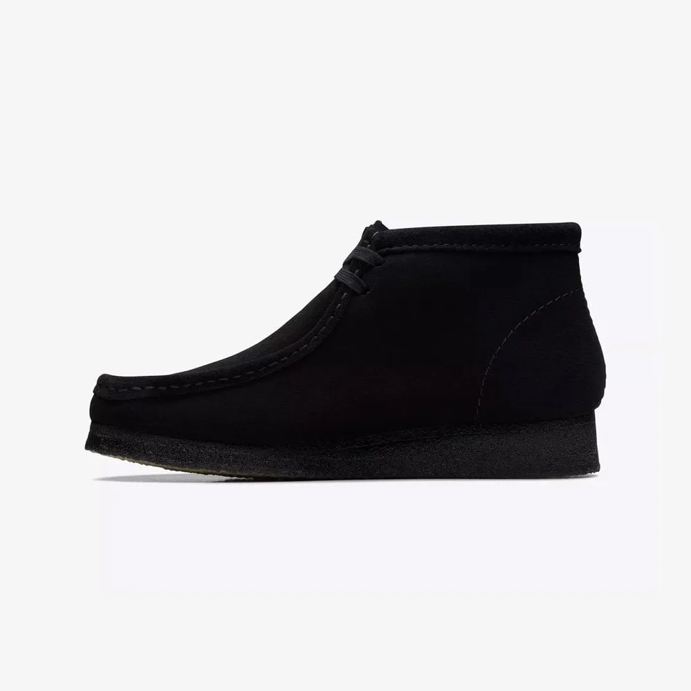 Wallabee Boot - Black Suede